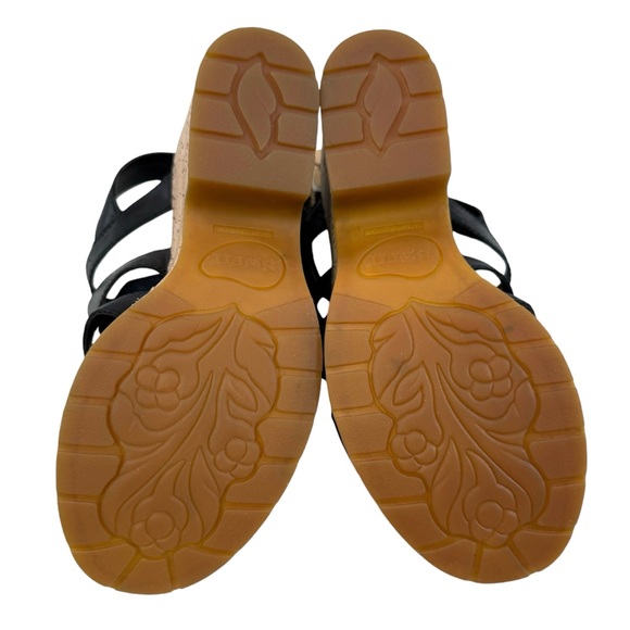 Born Bernese Strappy Cage Open Toe Cork Wedge Sandals Women's Size 9M - Picture 11 of 16